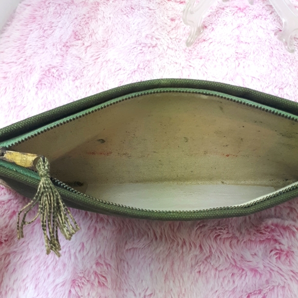 Vintage Tapestry Style Painted Canvas Multi-purpose Pouch - Picture 3 of 3